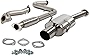 4 Inches Oval Muffler Tip Catback Exhaust System Compatible with Cobalt G5 2.2L DOHC 05-10