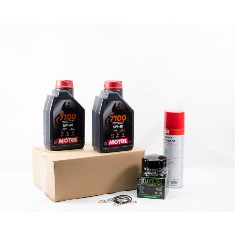 Kit di manutenzione cambio olio standard per GILERA Nexus 500 dal 2004 al 2014 - E.LF SCOOTER 4 MAXI CITY 5w40 2L