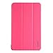 Google Nexus 7 Case - Poetic Google Nexus 7 Case [Slimline Series] - [Lightweight] [Ultra-slim] PU Leather Slim-Fit Trifold Cover Stand Folio Case for Google Nexus 7 1st Gen Magenta (3 Year Manufacturer Warranty From Poetic)