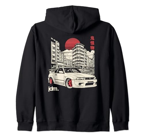 JDM Japan Motorsport 90s tuning Car Legend Zip Hoodie