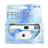 Retocolor Prism 400 35mm Disposable Film Camera 27EXP, ISO400, Color Negative Film, Focus Free, Easy to Use, Built in Flash, Single Use (Film and Battery Included)
