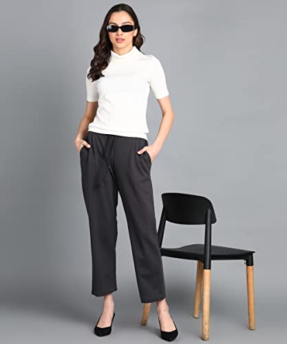 Image of Alan Jones Clothing Women Relax Fit Ankle Length Trouser Jogger | Casual Lounge & Travel Wear