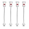 E27 Light Socket Extender Adapter All Direction Extension Adapter Extender Plug in Lamp Socket with On/Off Switch(No Bulb),11.02 Inch Extension,10A,110-220V,White
