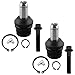 BOXI 6pcs Front Upper Lower Ball Joints Outer Tie rod Fit for Ford Explorer 1993-94/Ranger 1993-97 /for Mazda B2300 1995-96/B3000 1994-96/B4000 1994-97/Navajo 1993-94 - 4WD | K8676 K8673 ES2215 ES2214
