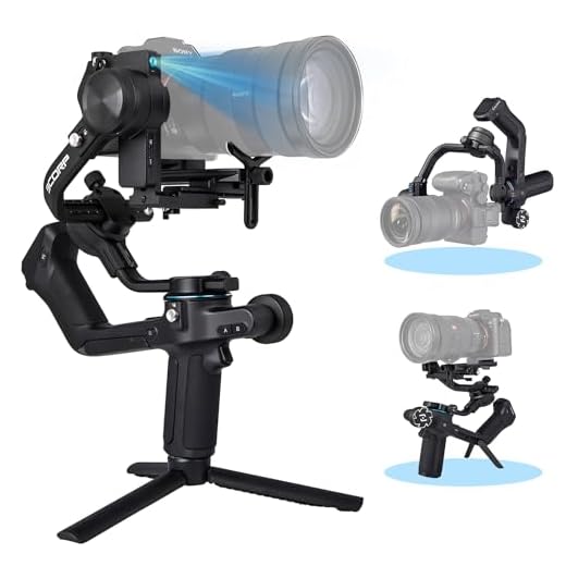 Feiyu SCORP 2 [Offiziell] DSLR Kamera Stabilisator Gimbal für Canon/Sony/Panasonic/Nikon/Fujifilm, 2.5 kg Zuladung, Touchscreen, 13 Stunden Akkulaufzeit