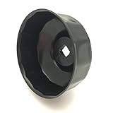 CTA Tools A256 Cap-Type Oil Filter Wrench - 68mm x 14 Flute - Professional Grade, Black Finish,