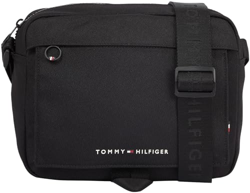 Tommy Hilfiger Herren Umhängetasche Element Mini Messenger Klein, Schwarz (Black), Einheitsgröße