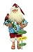 Santa's Workshop 8637 Buffet Beach Claus Figurine, 15", Multicolored