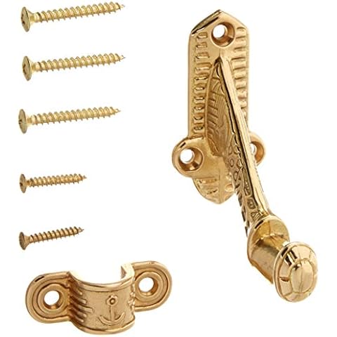 IDH by St. Simons 18016-003 Premium Quality Solid Windsor Hand Rail Bracket, Polished Brass Cover