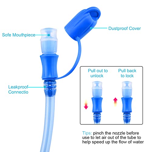 Cke Hydration Backpack With 2L Hydration Bladder Camelback Water Backpack For Men Women Kids For Hiking Running Cycling Biking Ski Camping #TOP5