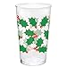 Holly Christmas Plastic Tumblers, 16 Oz., 25 Ct.