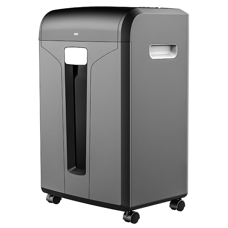 DELI E14400 Paper Shredder, 31L, 16 Sheets, Level 4 Security, Shreds Cards and Disc.