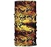 Schampa Flaming Skull Tube Wear More than 10 Different Ways Perfect for All Outdoor Activites TUBE-71