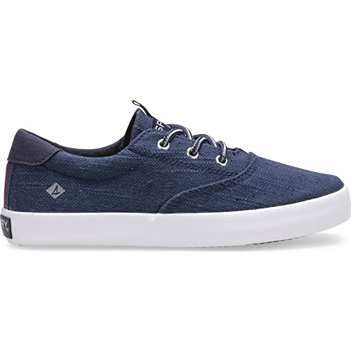 Sperry Kids Footwear Spinnaker Washable Sneaker, Navy, 7 US Unisex Big Kid