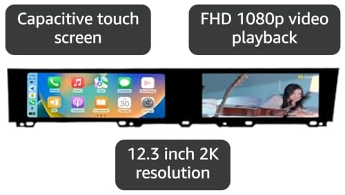 Image of 12.3 Inch 8+128GB Android 13 HD Car Radio for Porsche Panamera 2010-2016 Wirless Carplay GPS Navigation Screen Upgrade Multimedia Player Android Auto Plug and Play