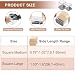 24 Pcs Chair Leg Floor Protectors Furniture Pads Floor Protectors Furniture Sliders for Protecting Hardwood/Tile/Laminate Floors from Scratches and Noise Square Large (Fit:26-40mm)