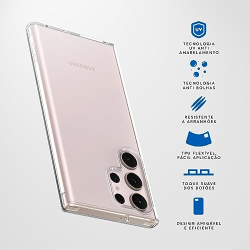Capa Anti Impacto slim Air Gocase Compatível com S23 Ultra (6.8) (Transparente)
