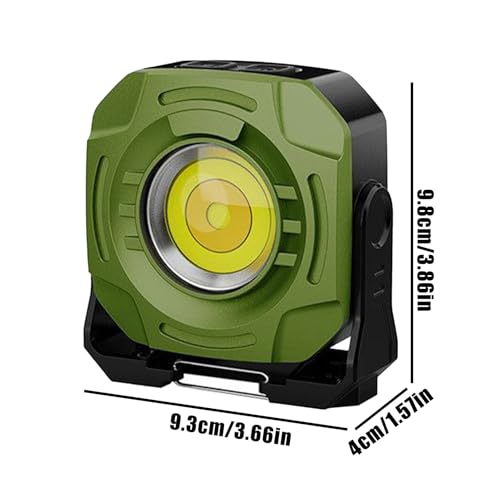 Lampe de travail rechargeable étanche : projecteur portable de chantier