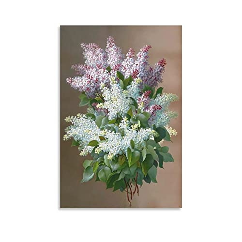 Belle fleur nature morte peinture affiche décorative sur toile art mural poster salon chambre 40 x 60 cm Cover