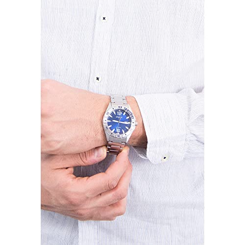 Orologio Uomo Vagary By Citizen Acqua39 Blu Steel Ref. IB8-518-71 - 4