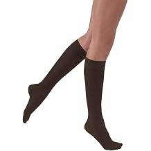 BSN Medical 119678 Jobst Compression Stocking, Knee High, Closed Toe, 15-20 mmHg, Large, Espresso