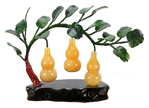 Calebasse en topaze naturelle RLKHXBS objet luxe 5 étages pour salon
