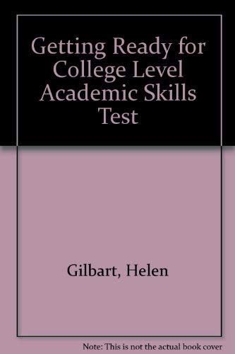 Getting Ready for College Level Academic Skills... 0943202132 Book Cover