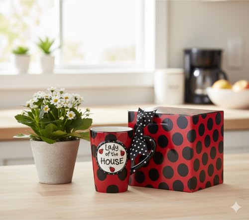Burton+BURTON Lady of the House Taza Cerámica 13 oz miniatura 3