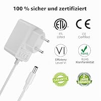 12V 1A Netzteil-Adapter AC 100-240V zu DC 2,1mm x 5,5mm, Kompatibel mit Heimüberwachungs-/CCTV-Kamerasystemen als Zubehör-Ladegerät – Ansicht 3