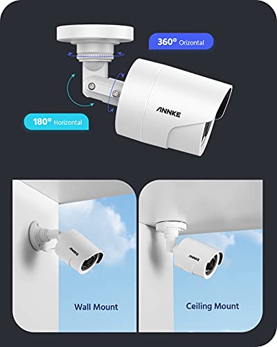 Annke 1080P Cctv Home Surveillance Bullet Add–On Camera And 12V2A Power Adapter #TOP5