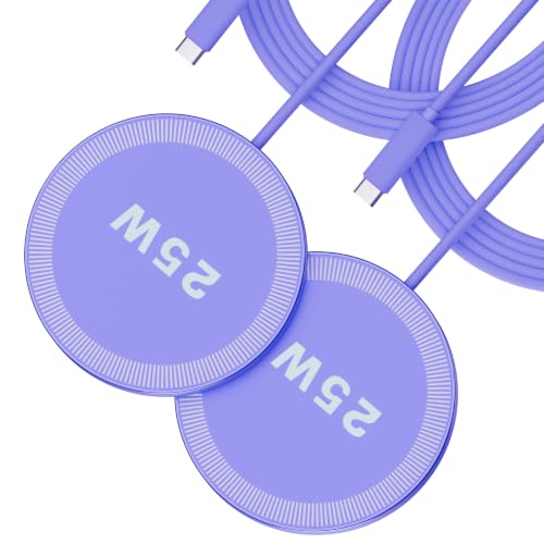 Image of 25W Magnetic Portable Fast Wireless Charging Pad for Apple iPhone Series