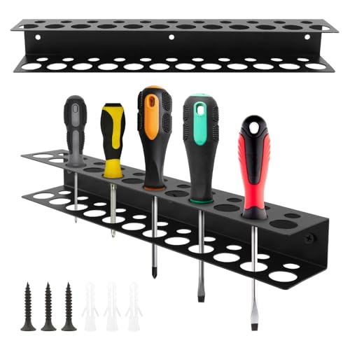 Wall Mount Screwdriver Holder with 23 Holes