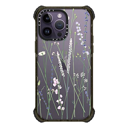 Casetify Ultra Impact Iphone 14 Pro Max Case [5X Military Grade Drop Tested / 11.5Ft Drop Protection] - Gigi Garden Florals - Glossy Black #TOP5
