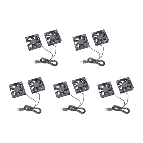 Ventilateur USB 8025 de 8 cm contre la surchauffe d'ordinateur et de routeur