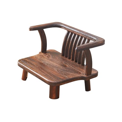 Chaise Tatami en Bois Massif - Siège de Sol Style Japonais Zaisu pour la Méditation