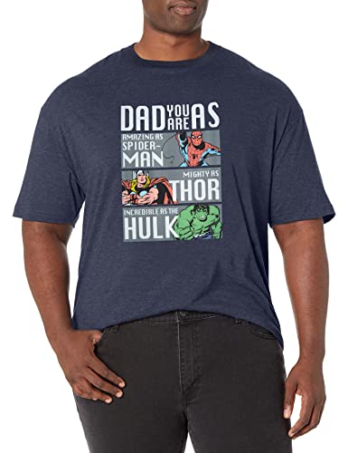 Marvel Qualité Père T-Shirt Homme, vêtement mode geek et streetwear pour look tendance de l'été