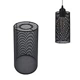 STGLIGHTING Industrial Vintage Black Metal Bulb Guard Iron Mesh Fixture Replacement Hanging Ceiling...