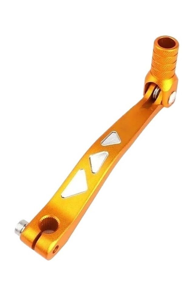 Ypmgrwlsn Yellow Gear Lever Motorcycle Aluminium Folding Gear Shifter Shift Lever Dirt Pit Bike For 50Cc 70Cc 110Cc 125Cc For Crf 50