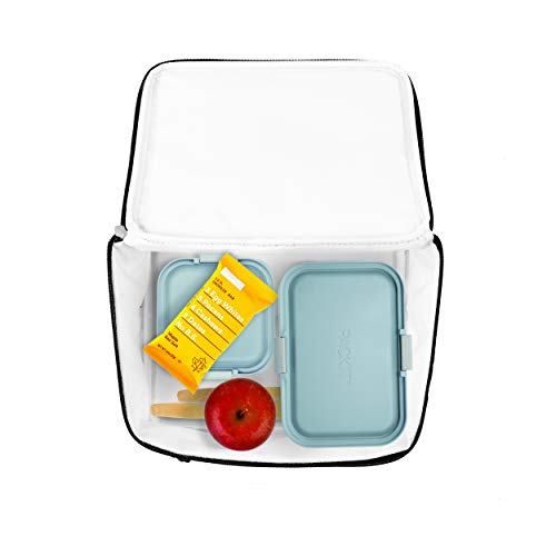 PackIt Freezable Classic Lunch Box, Black, Built with EcoFreeze® Technology, Collapsible, Reusable, Zip Closure With Zip Front Pocket and Buckle Handle, Designed for Fresh Lunches - 4