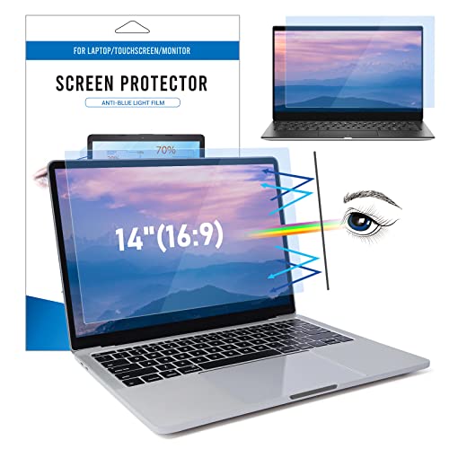 LAMA 14 Inch Universal Blue Light Blocking Screen Protector, Anti Glare Laptop Screen Filter (WxH: 12.2" * 6.85"), Anti Blue Light, Anti Glare, Anti-UV, Eye Protection, Reduce Eye Strain(14" 16:9)
