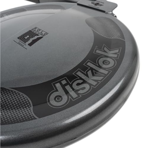 Disklok Diamond Security Edition Car Steering Wheel Full Cover Anti- Angle Grinder Anti-Theft Lock Police Approved Including Case & Cover (Diamond Edition Anthracite, Medium 39cm - 44cm)