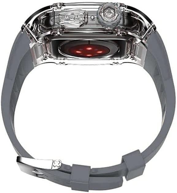 Funda de reloj transparente antigolpes con correa iWatch Series 8 4