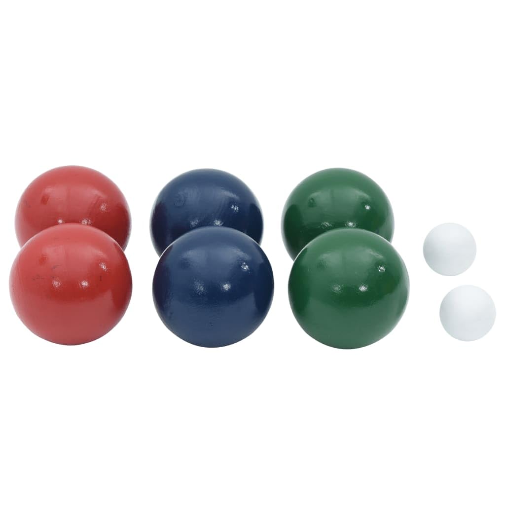 Homgoday Juego de Petanca con Bolsa de Transporte 8 pzas Madera de Pino Juegos sobre Hierba