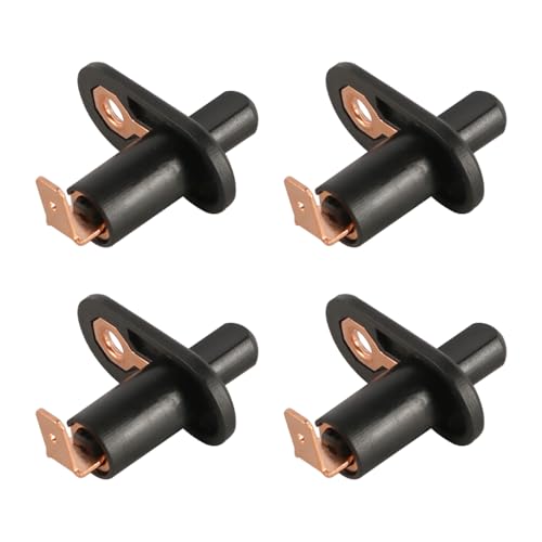 Laroal 4 piezas de interruptor de luz de puerta de coche, interruptor de luz de jamba de repuesto, accesorios de coche de 12 V