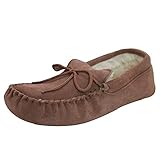 Eastern Counties Leather Unisex Wool-Blend Soft Sole Moccasins (13 US) (Camel)