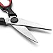 Ultra Sharp Kitchen Scissors for Food - Heavy Duty, Serrated Stainless Steel Shears (Set of 2)