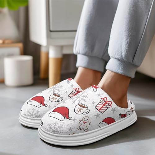 Slippers for Women Indoor Washable Comfortable Bedroom Slippers Women House Home Winter Shoes with Anti-Skid Sole2