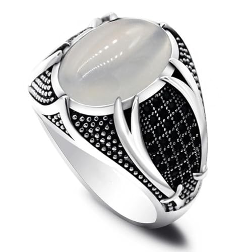 Bague zircon sculptée style vintage chic pour homme et femme