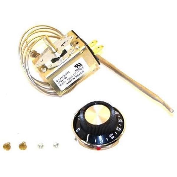 RANCO G1-4675 Bulb Size: 1/4 INCH X 5-1/2 INCH, Capillary Length: 48, Single Pull, Single Throw, STEAM Table, Temperature Range (F):50-250, Thermostat Control