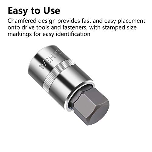 Mulwark 37 Pcs Premium Hex Bit Allen Socket Set, 3/8, 1/4, 1/2 In. Drive, Automotive,Bike,Motorcycle& Atv | Sae & Metric S2 Steel & High Torque Strengthened Cr-V Socket (Regular, 37, Piece) #TOP3